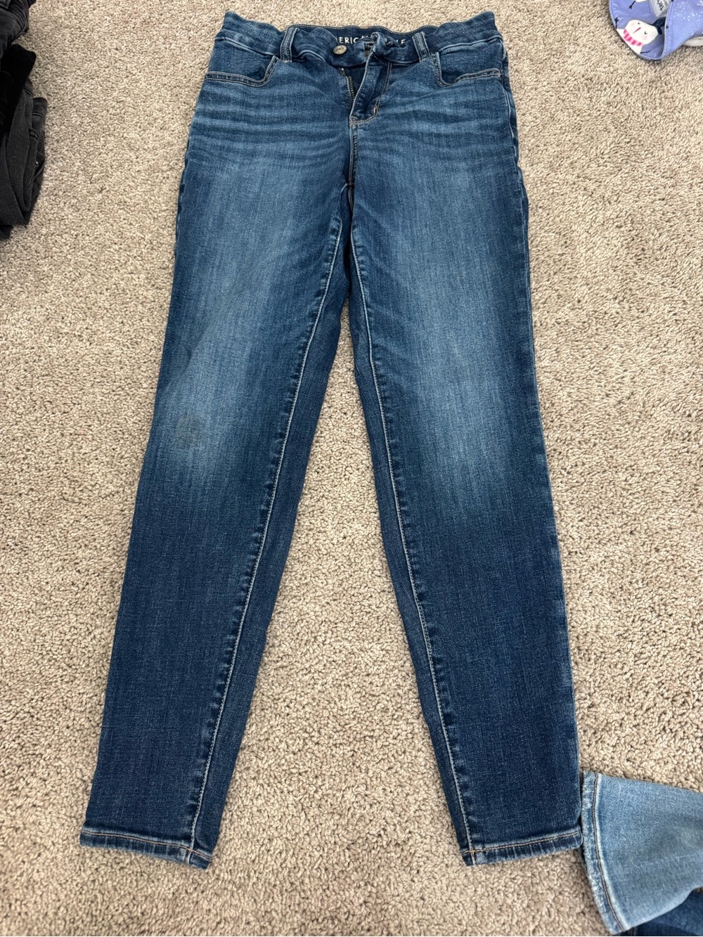 American Eagle Outfitters Women’s Skinny Jeans - Dark Blue Wash